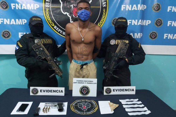 Capturan a alias 'El Menor', supuesto cabecilla de la pandilla 18 en La Ceiba