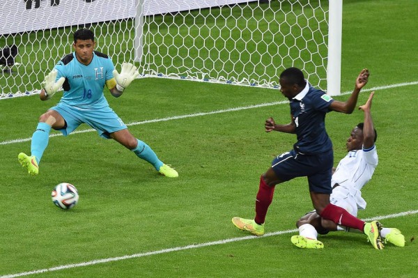 Las mejores fotografías del partido Honduras-Francia