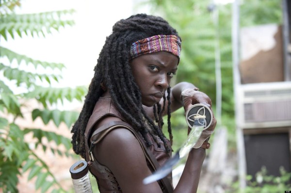 Michonne (Danai Gurira) - The Walking Dead - Season 3, Episode 1 - Photo Credit: Gene Page/AMC