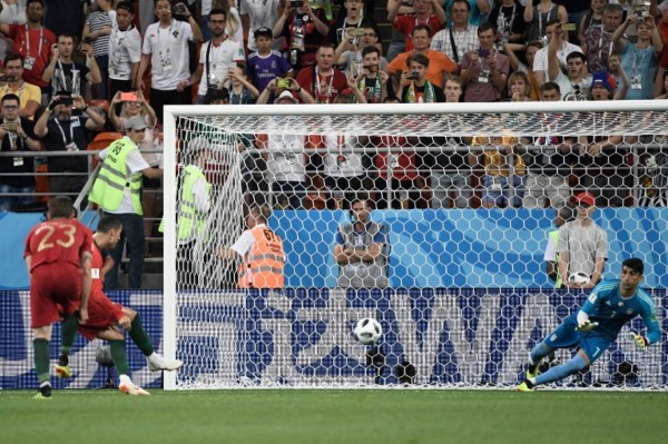 Así fue el penal fallado por Cristiano Ronaldo ante Irán