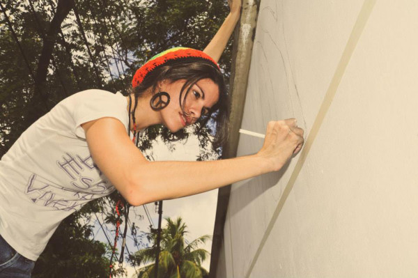 Hondureños pintan de arte y optimismo a San Pedro Sula