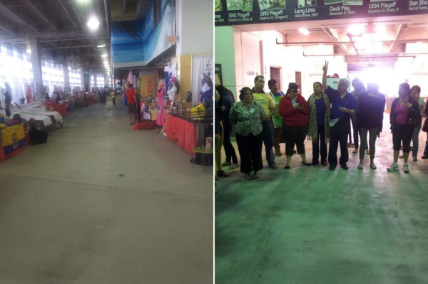 Expositores hondureños molestos con feria en Estados Unidos