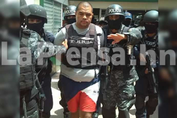 Policía de Honduras captura al supuesto narco el 'Negro Lobo'