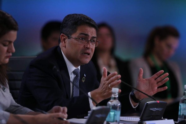 JOH pide en Chile enfrentar en bloque el narcotráfico