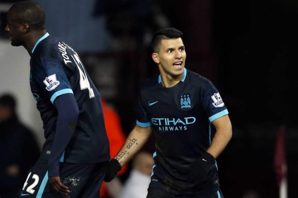 'Kun' Agüero salva un empate para el Manchester City ante West Ham
