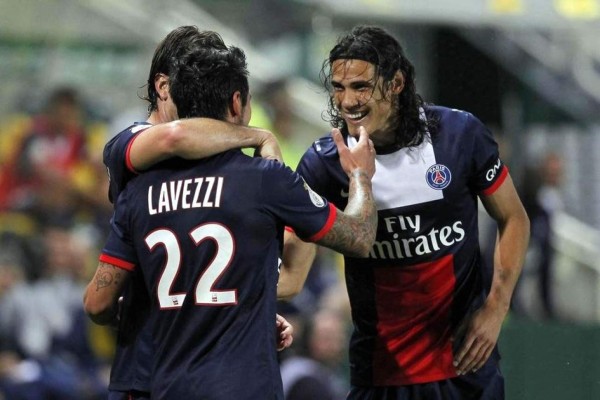 El PSG sanciona a Cavani y Lavezzi por tomarse vacaciones extra de Navidad