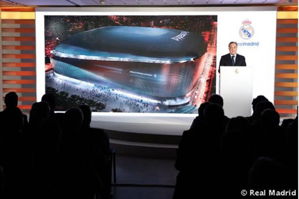 Florentino: 'Queremos que el Bernabéu sea el mejor estadio del mundo”