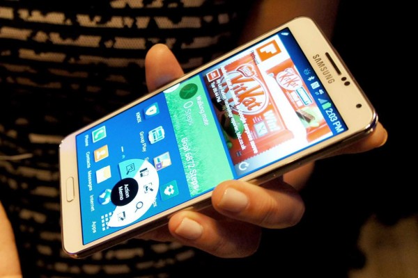 El Galaxy Note 3 de Samsung, phablet lanzada en septiembre de 2013. En dos meses dobló las ventas de su predecesor.