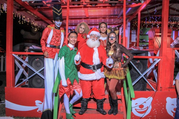 Los sampedranos disfrutan de la Villa coca-cola