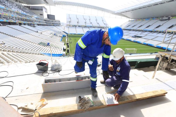 Arena Corinthians, un estadio contra el tiempo