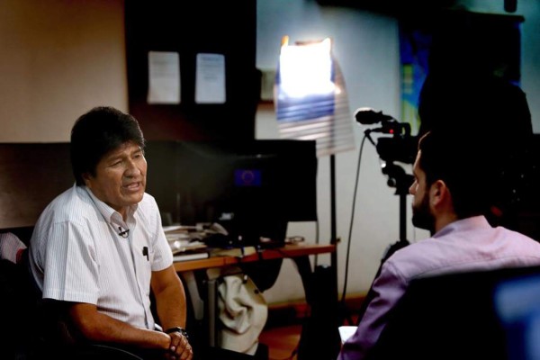 Evo Morales tiene 'mucho miedo' a una guerra civil en Bolivia