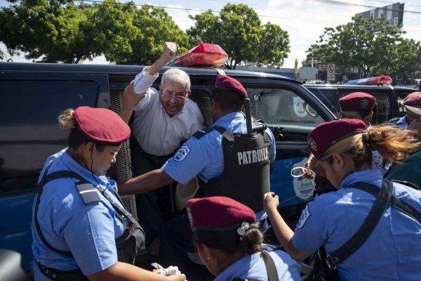 Liberan a opositores arrestados por protestar en Nicaragua