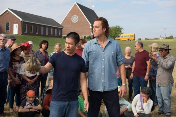 UNDATED -- BC-HOLLYWOOD-WATCH-JOHN-CORBETT-ART-NYTSF -- The based-on-fact drama “All Saints,” about a small church which is transformed by the arrival of a group of Asian refugees, stars John Corbett (right, with Nelson Lee) as the church’s pastor. (CREDIT: Photo by Jake Giles Netter. Copyright 2017 Columbia Pictures.)--ONLY FOR USE WITH ARTICLE SLUGGED -- BC-HOLLYWOOD-WATCH-JOHN-CORBETT-ART-NYTSF -- OTHER USE PROHIBITED.