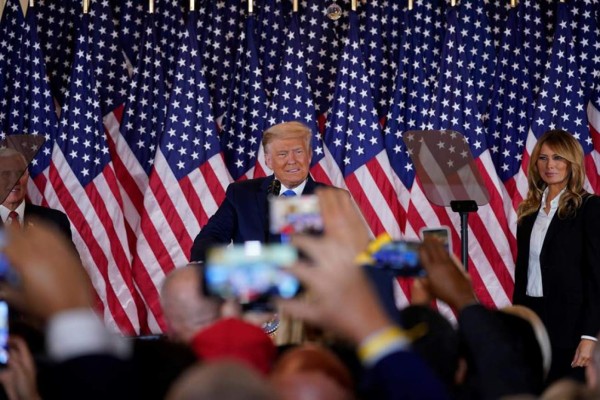 Trump se declara ganador de elecciones tras victoria de Biden en Michigan