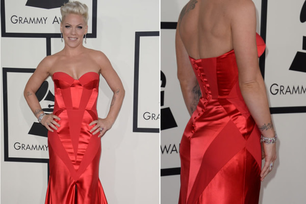 Estrellas de la música brillan en la alfombra roja de los Grammy