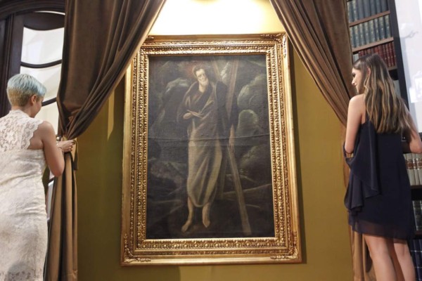 'Estudio de San Andrés' de El Greco ve la luz tras años oculto al público