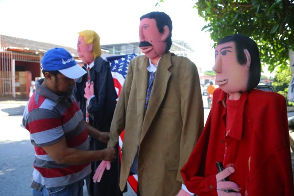 Mel y Trump 'arderán” en las calles sampedranas el fin de año