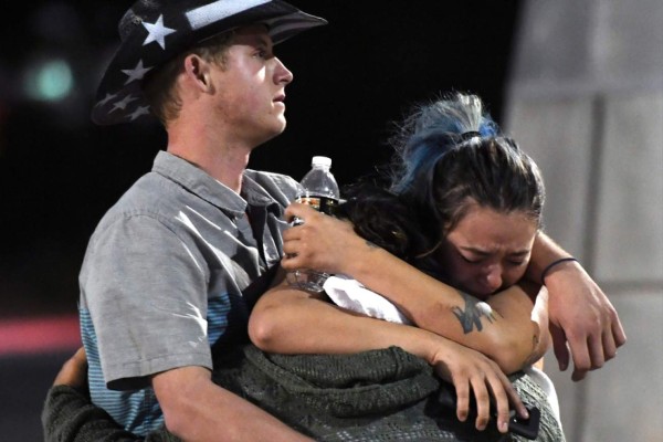 El pánico en los rostros de las víctimas del tiroteo en Las Vegas