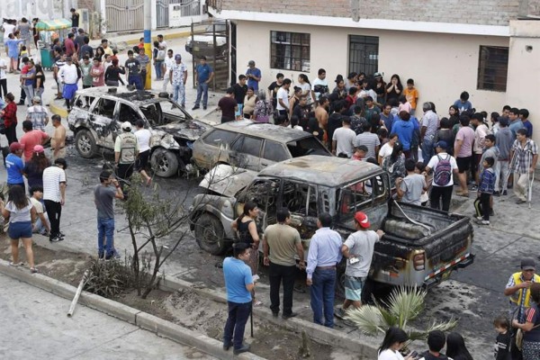 Sube a 11 la cifra de fallecidos por la explosión de un camión con gas en Lima
