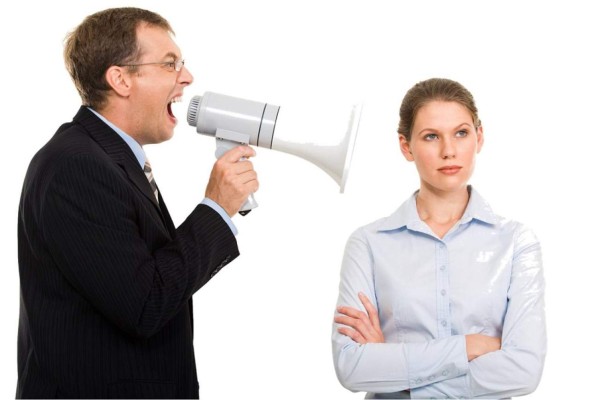 Qué hacer cuando su jefe grita