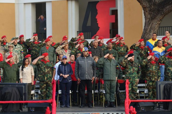 La columna militar que sostiene a Maduro