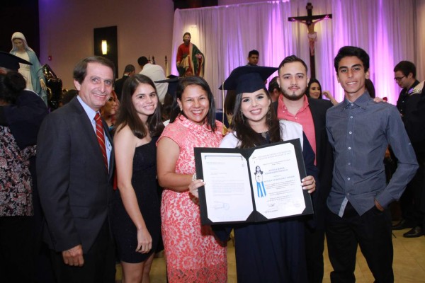 Graduación de la Universidad Católica de Honduras