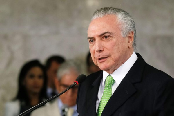 Michel Temer se salva de ser destituido de la Presidencia