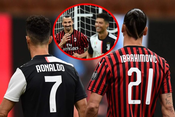 Milan remontó a la Juventus y Zlatan Ibrahimovic se ríe de Cristiano Ronaldo tras marcar un gol