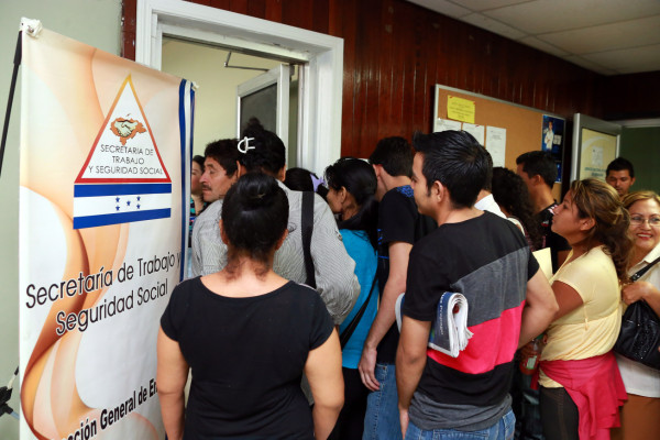 300 plazas disponibles en la Secretaría de Trabajo en San Pedro Sula