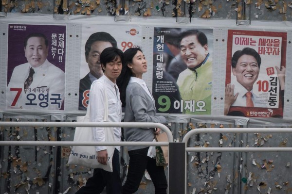 Corea del Sur se prepara para elecciones