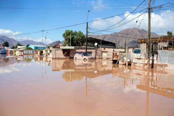 Dos mineros chilenos de Atacama no aparecen luego de las fuertes lluvias