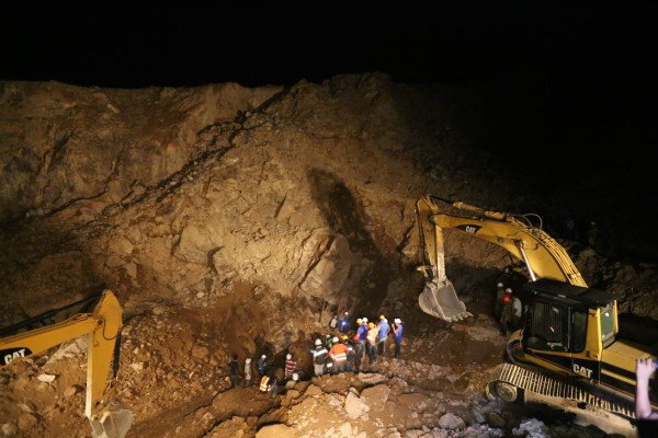 Infructuosa la búsqueda de dos mineros soterrados