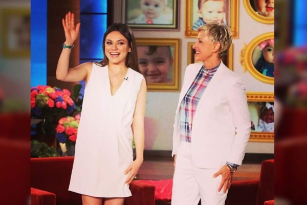 Mila Kunis habla de su embarazo y sus antojos