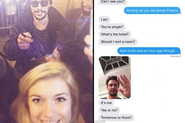 James Franco coquetea con una joven de 17 años en Instagram