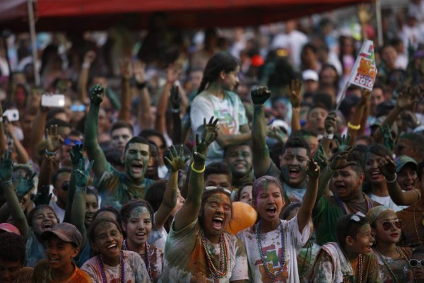 Ceibeños se pintan de solidaridad a favor de niños con cáncer