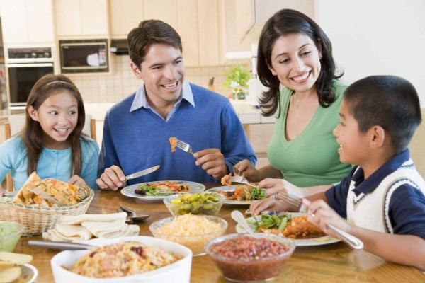 La alimentación en familia es mejor