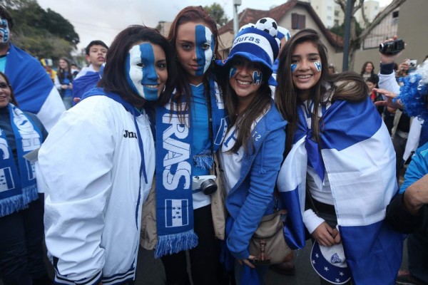 Hondureños ponen la fiesta en Curitiba