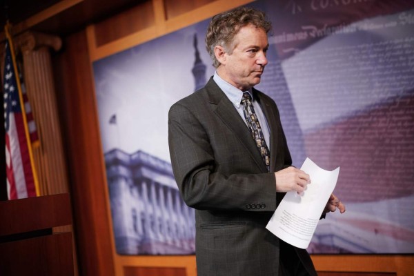 Rand Paul, primer senador de EEUU en dar positivo por Covid 19