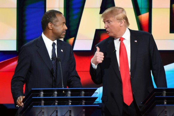Donald Trump se fortalece al recibir apoyo de Ben Carson