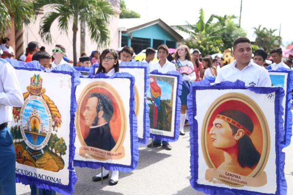 Fiesta nacional en Honduras