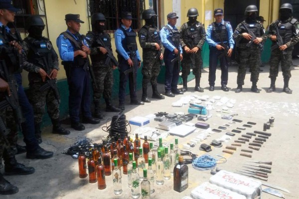 Encuentran explosivos en el centro penal sampedrano