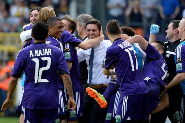 Andy Najar, campeón de la Liga de Bélgica con el Anderlecht