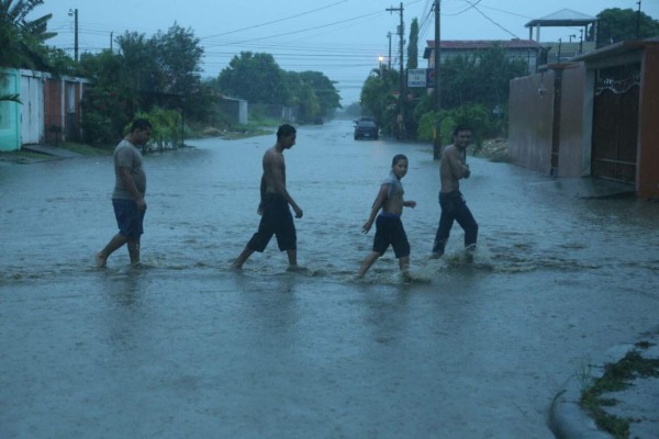 Lluvias causan daños en San Pedro Sula y zonas aledañas