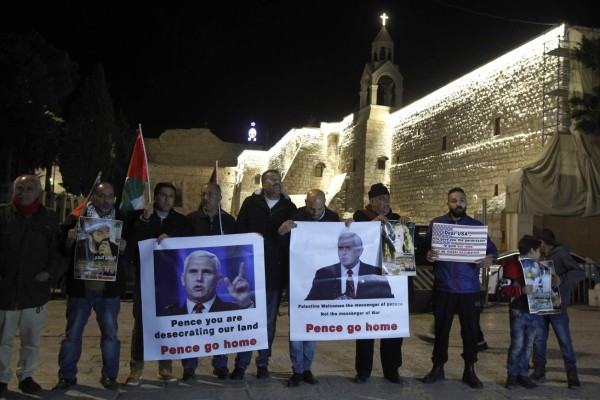 Pence llega a Israel en plena polémica por la decisión de Trump sobre Jerusalén