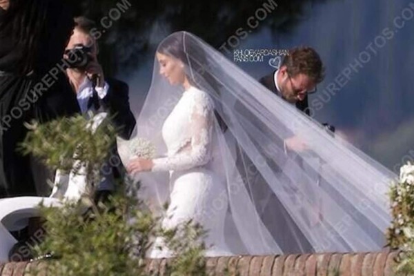 Circulan primeras fotos de la boda de Kim Kardashian y Kanye West