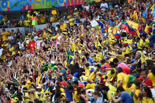 Los ecuatorianos hicieron la fiesta en el Mané Garrincha