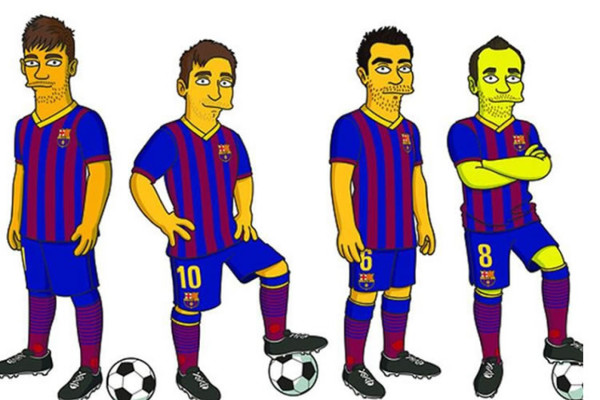 El Barcelona tendrá su versión de Los Simpson
