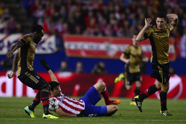El Atlético tumba al Milan y se mete en cuartos de la Champions League