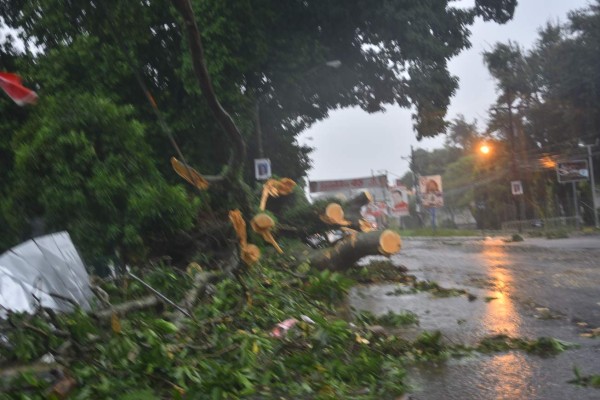 Dos muertos y varias familias en albergues, saldo en Atlántida