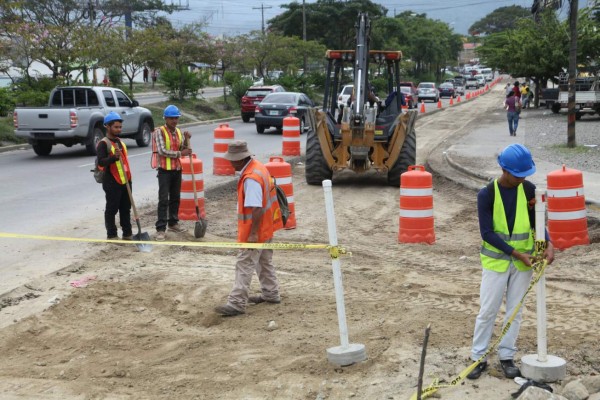 Los trabajos de ampliación en el bulevar del norte se culminarán pronto.